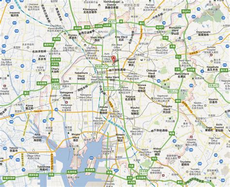 Nagoya Map - Japan