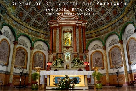 Iglesias de las Filipinas: SAN JOSE, Batangas: Shrine of St. Joseph the ...