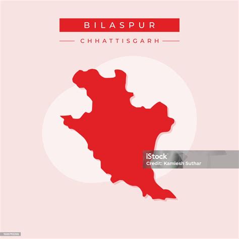 Vector Illustration Vector Of Bilaspur City Map India City Stock Illustration - Download Image ...