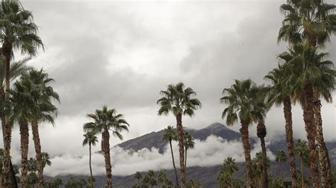 Light rain expected in Palm Springs area; heavy rain in Los Angeles