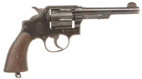 Deactivated WWI Smith & Wesson .38 Service Revolver Model 1917 - Allied Deactivated Guns ...