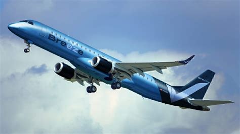 NAC Delivers First Of 15 Embraer E190s Leased To US Start Up Breeze ...