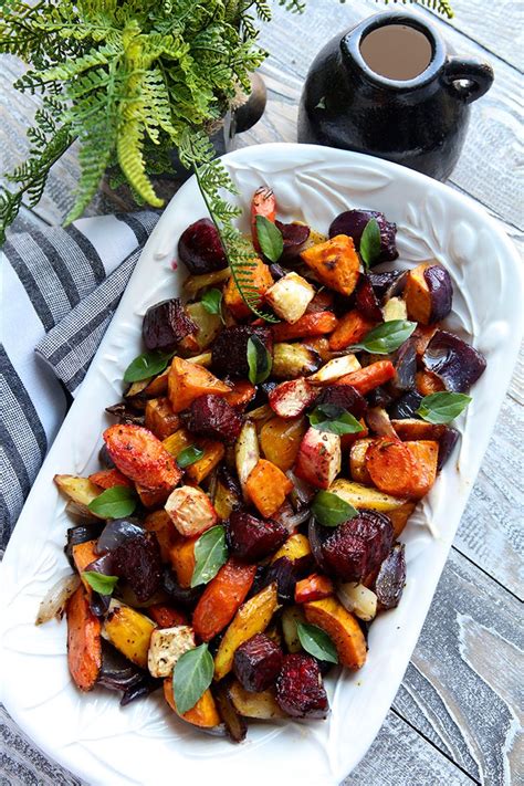 Roasted Root Vegetable Medley | Recipe | Roasted root vegetables, Root ...