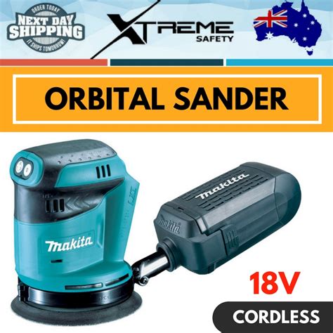 New MAKITA 18V Cordless Lithium Ion 125MM Random Orbital Sander - Skin ...