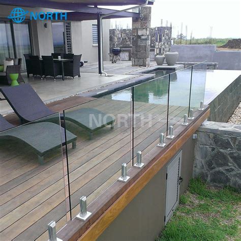 Modern Safety Tempered Glass Balustrade Clear Glass Railing for Balcony Stair - China Railing ...