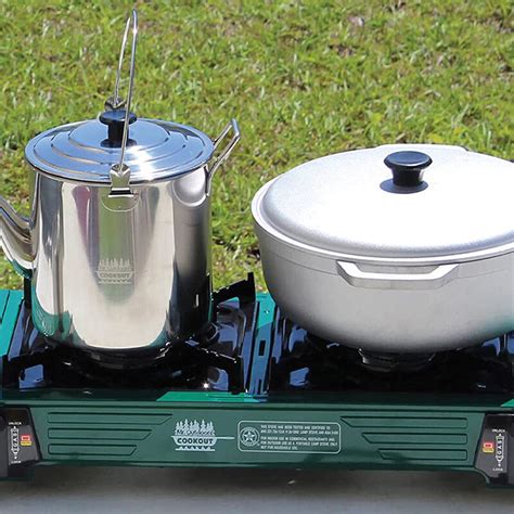 Mr. Outdoors Cookout Double Butane Stove with Carry Bag | Camping World