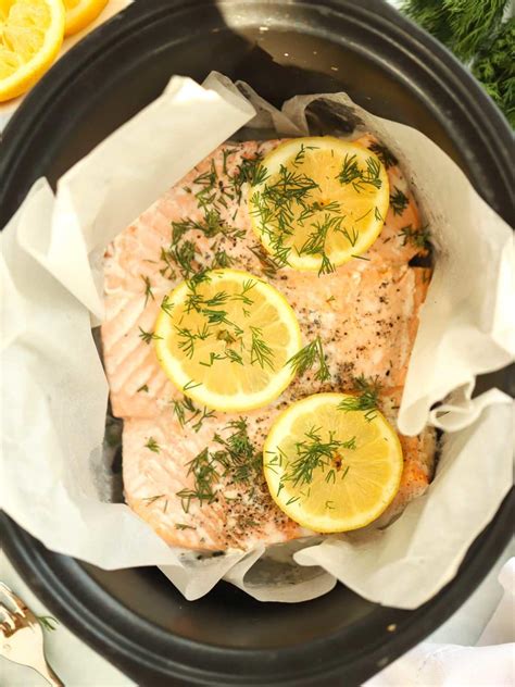 Simple Slow Cooker Salmon