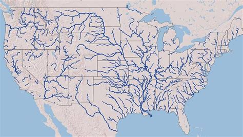 ALL the rivers in the United States on a single beautiful interactive map! | Map, Interactive ...