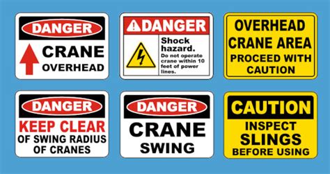 Crane Safety Stickers