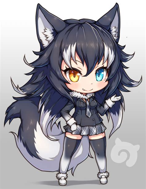 grey wolf (kemono friends) drawn by tsuji | Danbooru