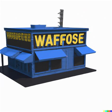 blue Waffle House : r/dalle2