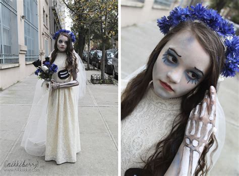 corpse bride costume for kids | nikkiikkin corpse bride costume 3 Zombie Bride Makeup, Zombie ...