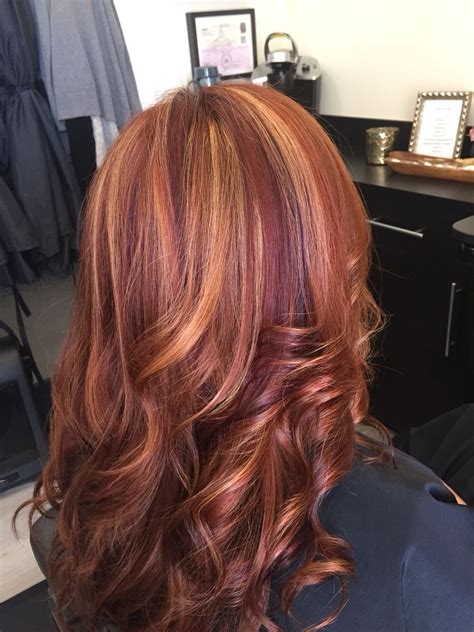 10 Attractive Red Hair Color Ideas With Highlights 2024