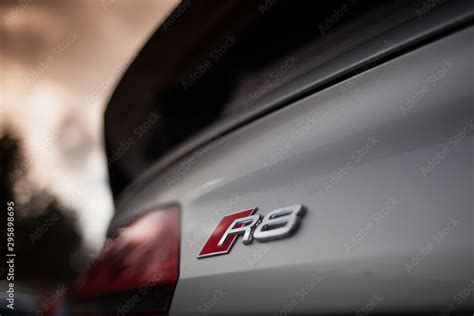 Audi R8 logo Stock Photo | Adobe Stock