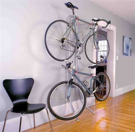 Two Bike Storage Rack | Bike storage, Bike storage rack, Freestanding ...