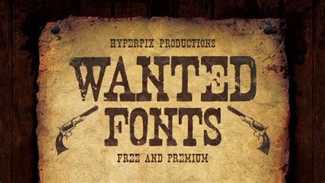 Western Wanted Poster Font