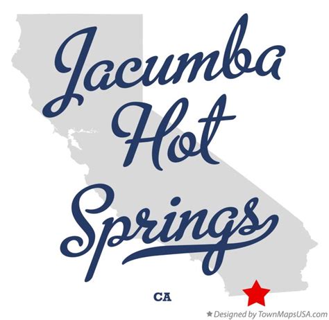 Map of Jacumba Hot Springs, CA, California