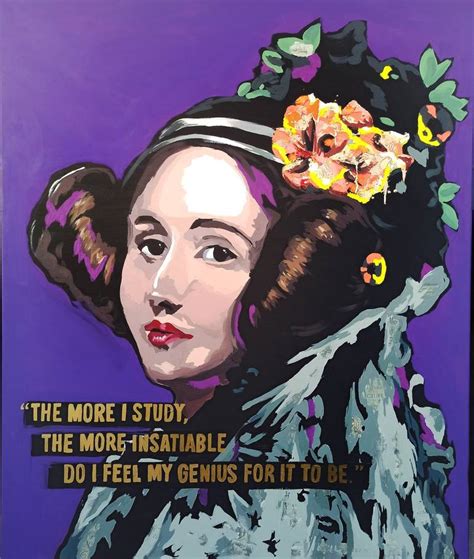 Ada Lovelace Painting by Clémence Powney | Saatchi Art