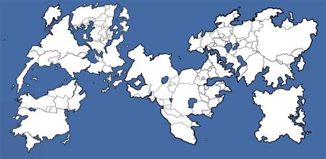 An alternative world map I made, with other continents and countries : imaginarymaps | Imaginary ...