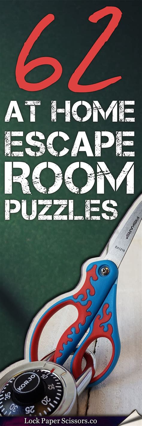 63 Handpicked DIY Escape Room Puzzle Ideas That Create Joy & Mystery | Escape room puzzles ...