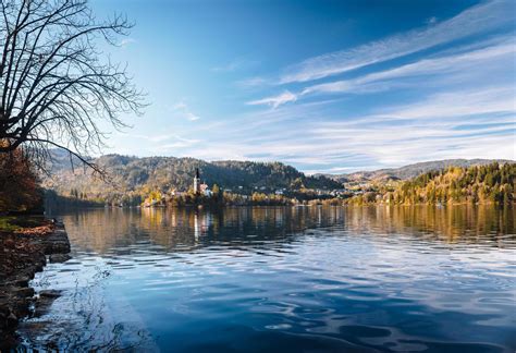 Lake Bled in the Alpine mountains 2171846 Stock Photo at Vecteezy