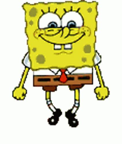 Spongebob Dance Sticker - Spongebob Dance Cartoons - Discover & Share GIFs | Spongebob, Cartoon ...