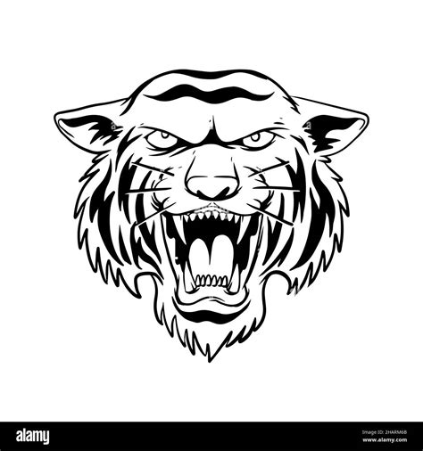 Tiger Growling Tattoo