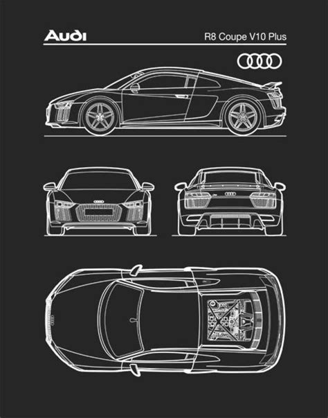 Audi R8 Coupe V10 Patent Print Audi R8 Coupe Blueprint Audi - Etsy UK