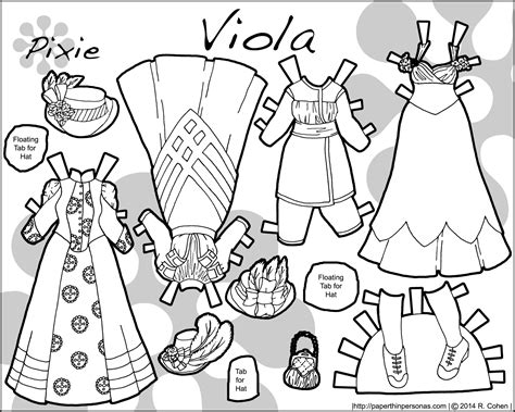 Printable Clothes For Paper Dolls