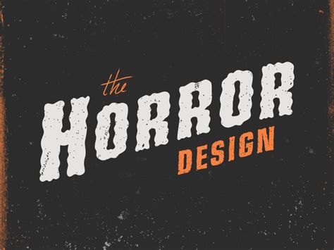 The Horror Design by Austin Auth on Dribbble