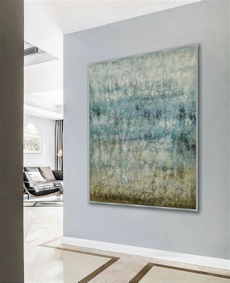 Modern Neutral Abstract Wall Art Texture Minimalist Contemporary Art Work Hand Made Oil Painting ...