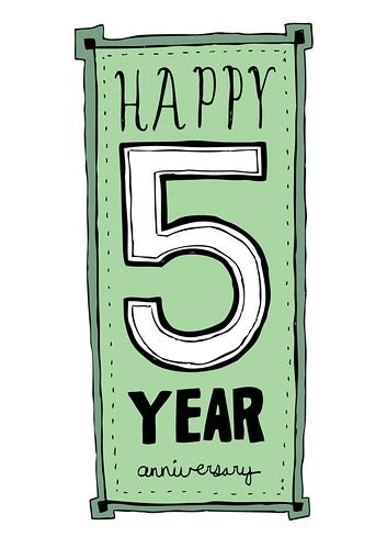 Happy 5-year Anniversary | Today I celebrate 5 wonderful yea… | Flickr