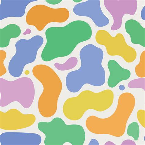 Funny colorful seamless pattern.Trendy texture design with basic shapes ...