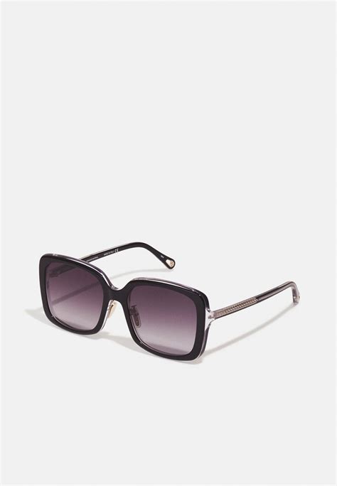 CHLOÉ Sunglasses - black/grey/black - Zalando.co.uk