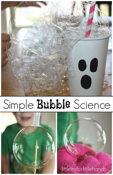 Bouncing Bubbles Science Experiments | Little Bins for Little Hands | Science experiments for ...