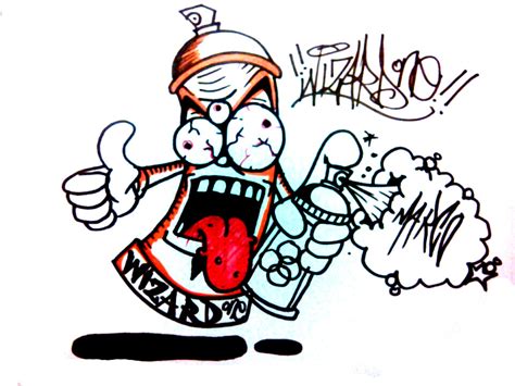 graffiti spray can sticker by wizard1labels on DeviantArt