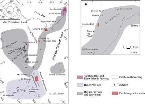 Geological sketch map of Amery Ice Shelf-Lambert Glacier region with... | Download Scientific ...