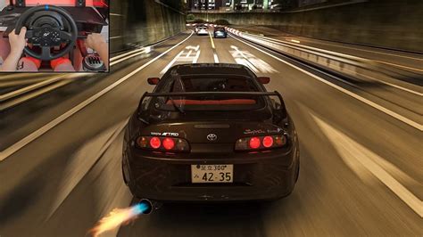 1147HP Toyota Supra MK4 Full Send! Assetto Corsa Thrustmaster T300 RS ...