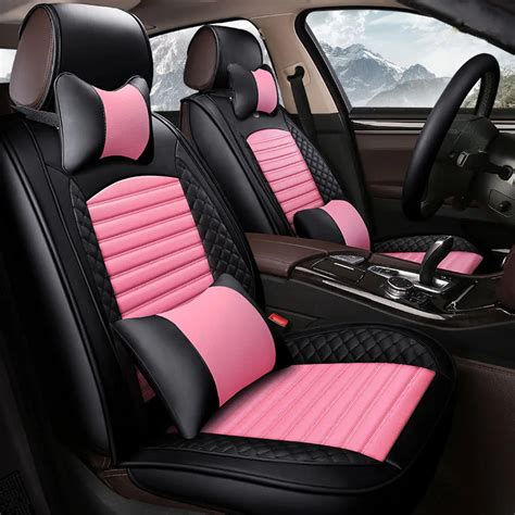 (Front + Rear) Leather car seat covers For Volkswagen tiguan beetle Touareg Lavida Fox gol Vento ...