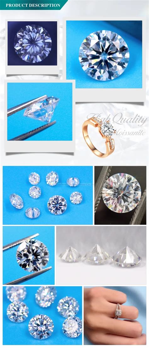 Wholesale Moissanite Hardness 9.25 Moissanite One Carat In Cheap Price F Color - Buy Moissanite ...