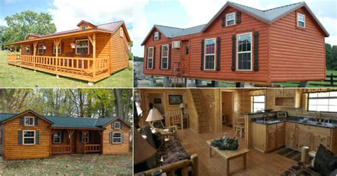 7 Beautiful Modular Log Cabins From Amish Cabin Company - Tiny Houses