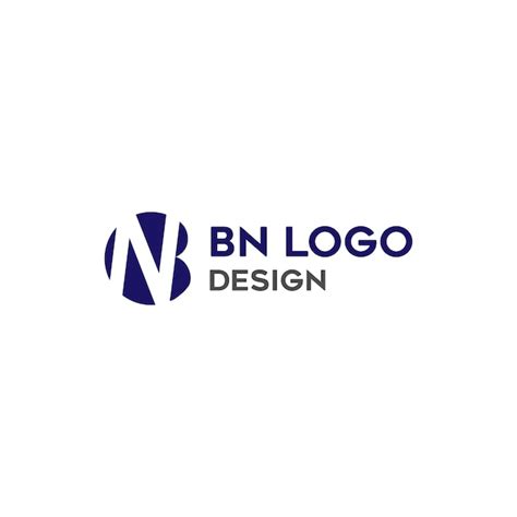 Premium Vector | BN logo Design