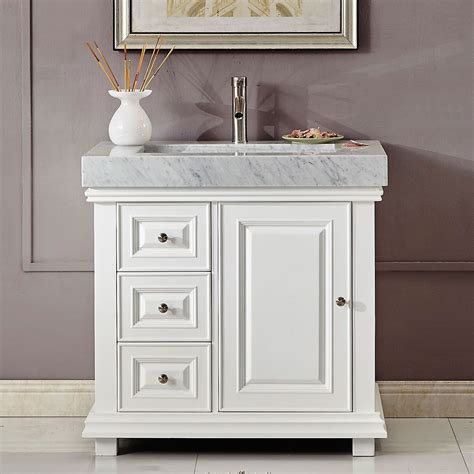 28 Inch Bathroom Vanity With Sink : Rustic Style 36 inch Single Sink Bathroom Vanity with Dark ...