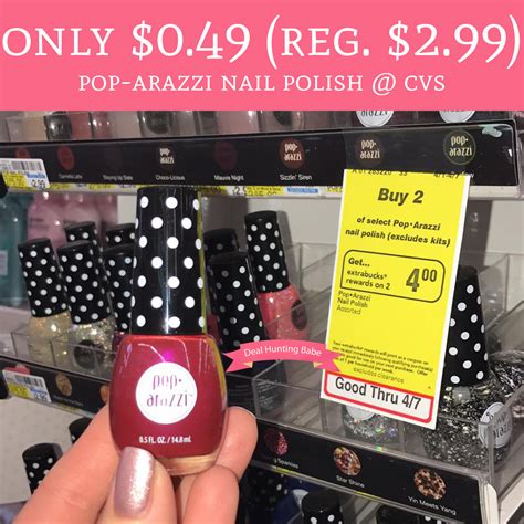 Only $0.49 (Regular $2.99) Pop-Arazzi Nail Polish @ CVS - Deal Hunting Babe