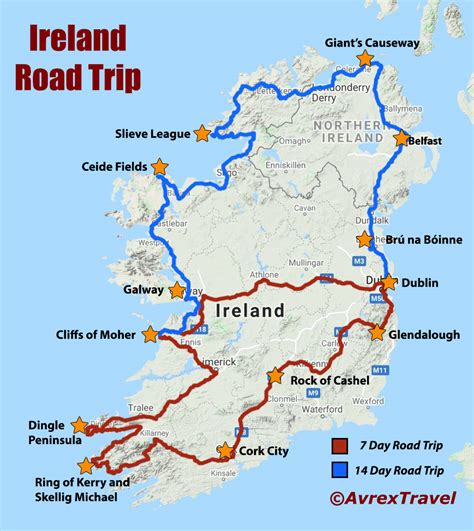 Ireland Self Drive Tour – Your 7 Day to 14 Day Itinerary - Avrex Travel