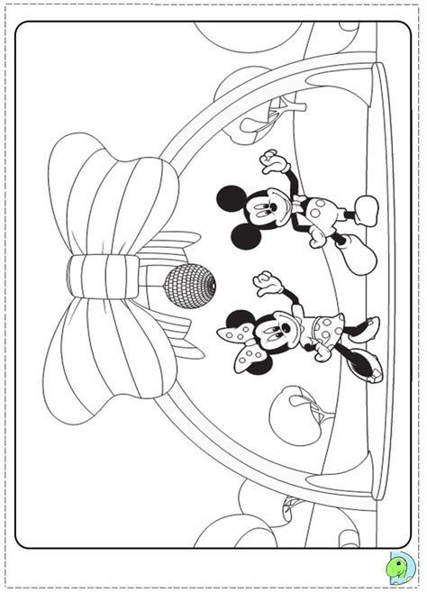 Mickey Mouse Clubhouse Coloring page- DinoKids.org