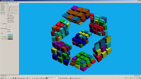 Solution of 4D Rubik's Cube (replay) - YouTube