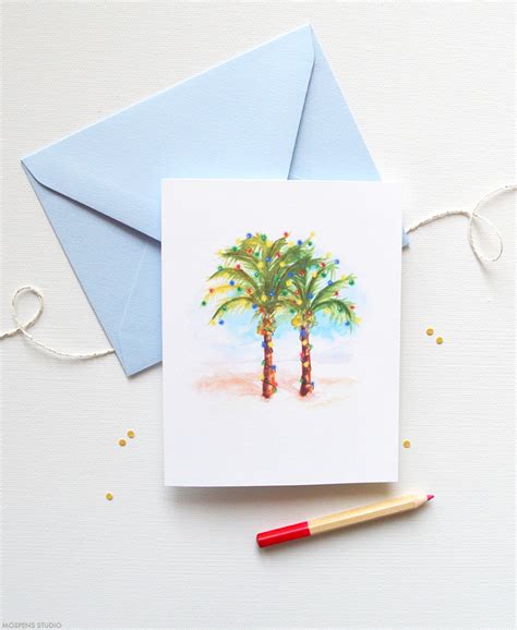 Beach Christmas Cards | Mospens Studio