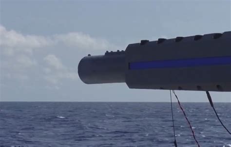 Japan conducts maritime railgun test