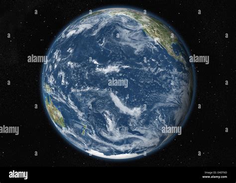 Earth Globe Showing Pacific Ocean Stock Photo, Royalty Free Image: 71604469 - Alamy